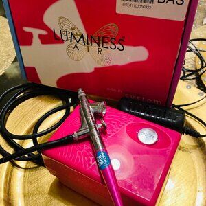 Luminess Air Airbrush Makeup System – Pink Compressor + Stylus – Works Great